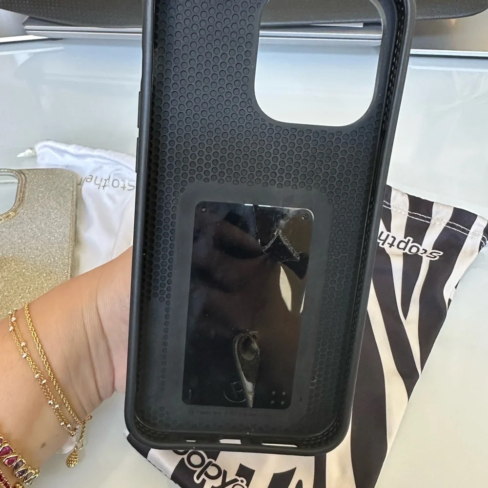 Loopy Case Gold and Zebra iPhone 14 Pro Max Cases